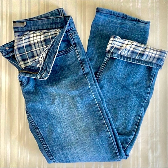 Prana Flannel-Lined Boyfriend Straight-Leg Jeans | 4 - Picture 2 of 6